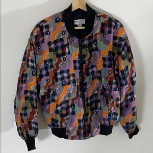 Vintage Carol Horn Silk jacket
